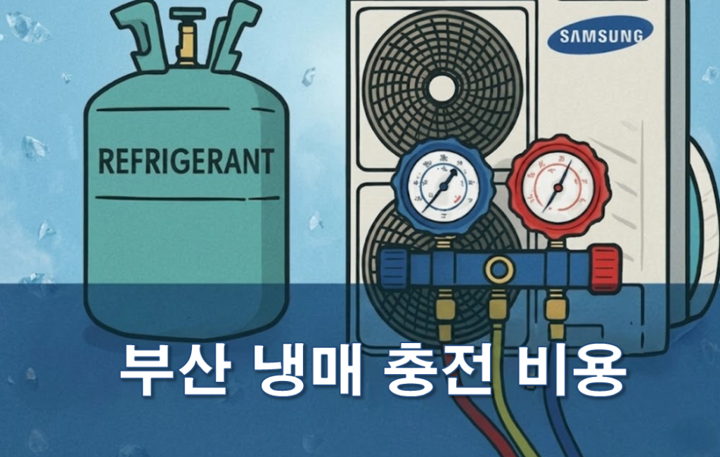 부산 에어컨 냉매 충전 저렴한 업체 추천 및 후기