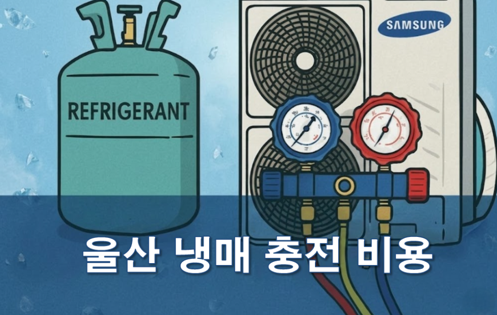 울산 에어컨 냉매 충전 저렴한 업체 추천 및 후기