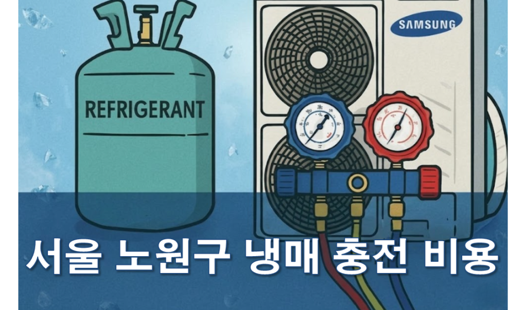 노원구 에어컨 냉매 충전 저렴한 업체 추천 및 후기