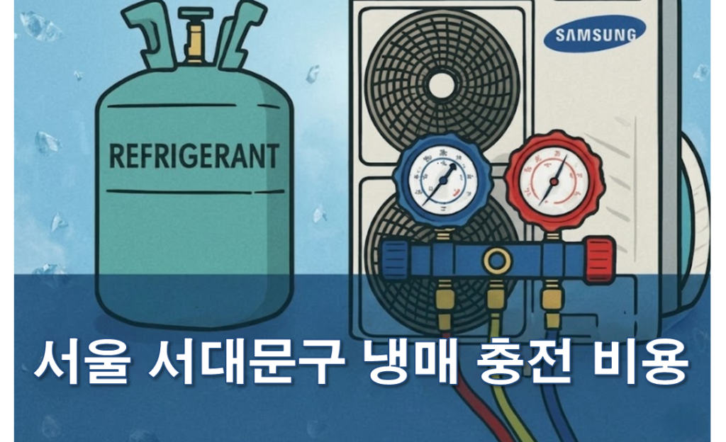 서대문구 에어컨 냉매 충전 저렴한 업체 추천 및 후기