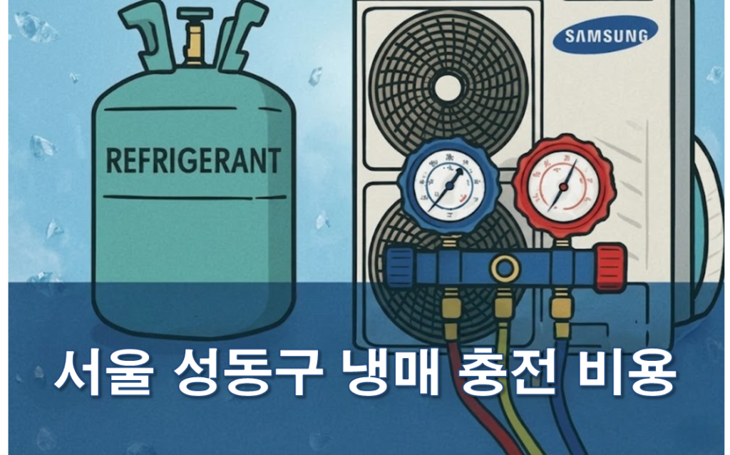 성동구 에어컨 냉매 충전 저렴한 업체 추천 및 후기