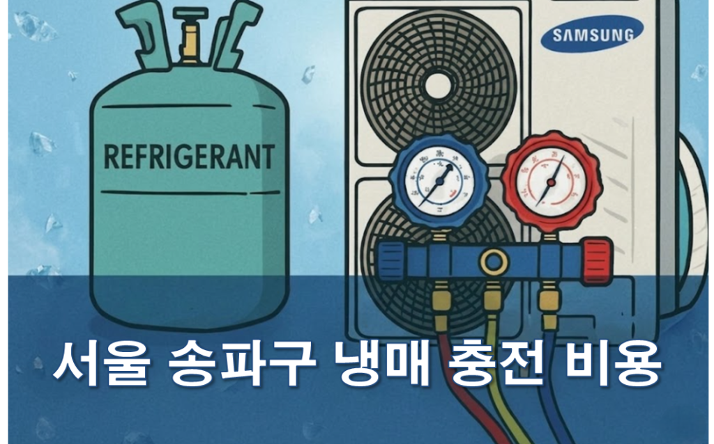 송파구 에어컨 냉매 충전 저렴한 업체 추천 및 후기